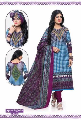 Latest Karachin Long Cotton Dress