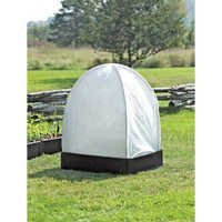 Agricultural Tarpaulin - Polyethylene, 36" X 36" X 48", White Dome Design | Steel Frame, Lightweight 5 Lbs, 1 Year Warranty