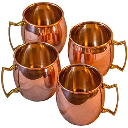 Copper Beer Mug Set