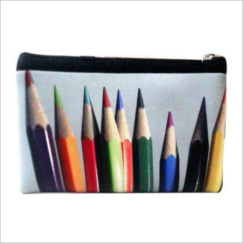 Multicolor Cosmetic Pouch With Zipper