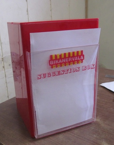 Acrylic Suggestion Box By CANDID CREATIONS
