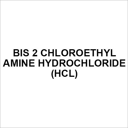 Bis 2 Chloroethyl Amine Hydrochloride (Hcl) Boiling Point: 204.2  C