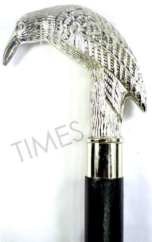 Nautical Brass Bird Handle Walking Stick