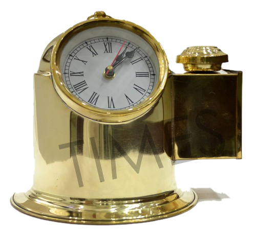 Nautical Brass Table Clock