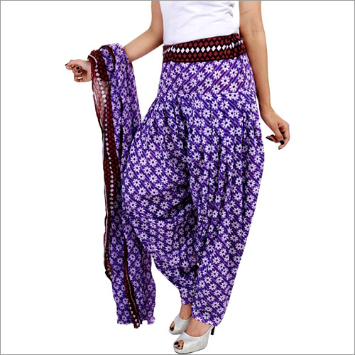 printed patiyala dupatta