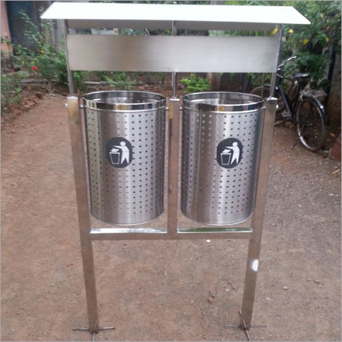Double Stand Litter Bins