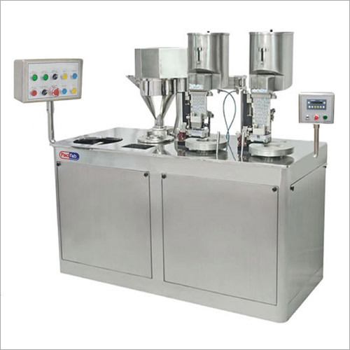 SEMI AUTOMATIC DOUBLE LOADER CAPSULE FILLING MACHI