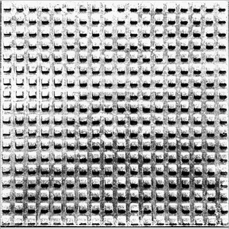 Bindi Square Chequered Tile (Color Grey)