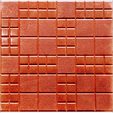 Check Design Chequered Tile (Color Red)