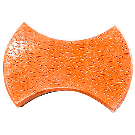 Round Dumble Interlocking Paver (Color Red)