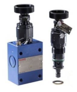 Pressure Relief Valve - Size 4-30, 400 Bar, 52 Lpm | Direct Operated, Rotary Knob, Threaded Connection, Cartridge Valve