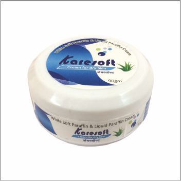 White Soft Paraffin Cream - Liquid Paraffin Ointment for Skin Hydration & Constipation Relief, Chapped Skin Treatment