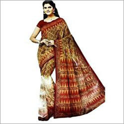 Multi Color Chanderi Saree