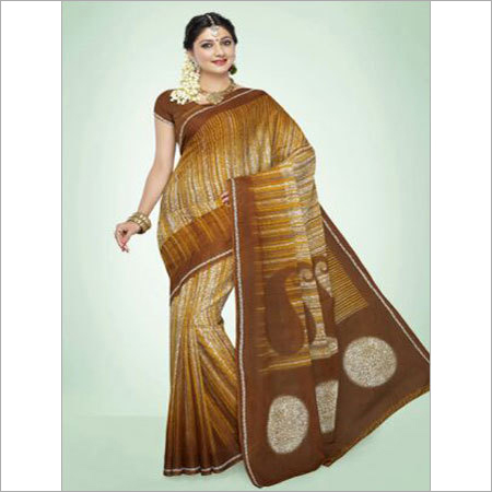 Yellow Handloom Cotton Sarees