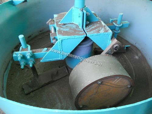 Pan Mixer - MS Plates, Two Mullers, Rubber & Polyurethane Sealing | Sturdy Design, Simple Operations, Efficient Sand Preparation
