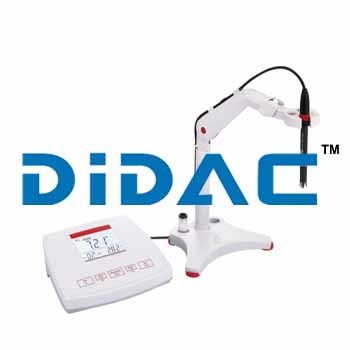 PH Bench Meter With Electrode By DIDAC INTERNATIONAL