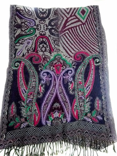 Wool Stoles - 100% Wool, 70x180 cm, Multicolored | Soft Texture, Warm, Stylish, Lightweight, Durable