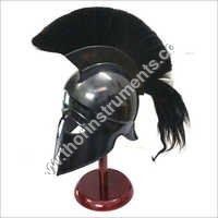 THORINSTRUMENTS (with device) Greek Corinthian Helmet Ancient Medieval Armor Knight Spartan Replica Helmet with black plume