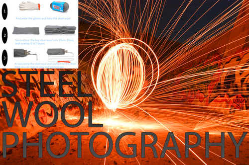 steel wool for fireworks photography