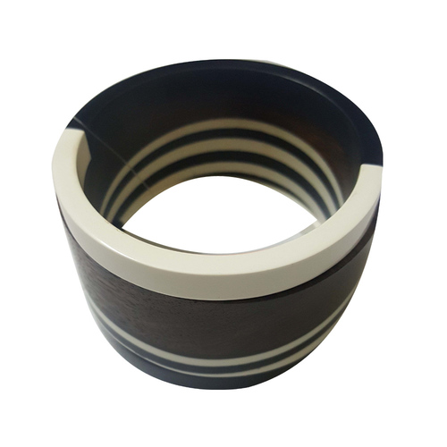 Black and White Glass Bangle - 70 mm Diameter, 25 mm Width, Black | Handmade, Stylish, Durable, Easy Care
