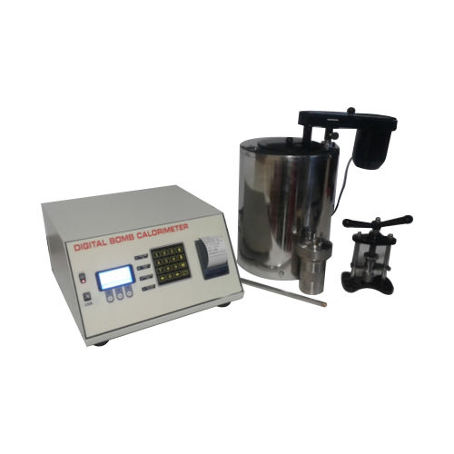 BOMB CALORIMETER - Stainless Steel, 3-5 kg Weight, 220-240V Power | Ideal for Industrial Laboratory Use