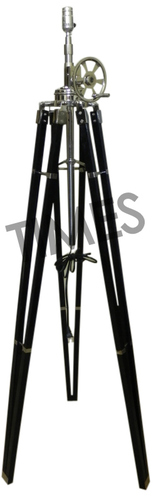 Antique Nautical Lamp With Tripod