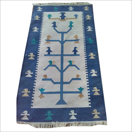Blue And White Cotton Rugs Carpet