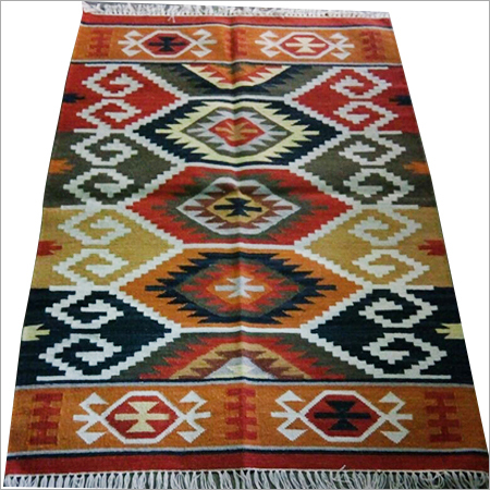 Multi Color Cotton Woolen Rugs