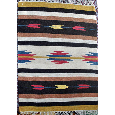 Cotton Durries - Antique Printed Rectangle, 500g Cotton Material | Fade & Dust Resistance, Quick Drying, Non-Shrink Versatility for Home Use