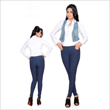 Corporate Top With Jeggings Decoration Material: Cloths