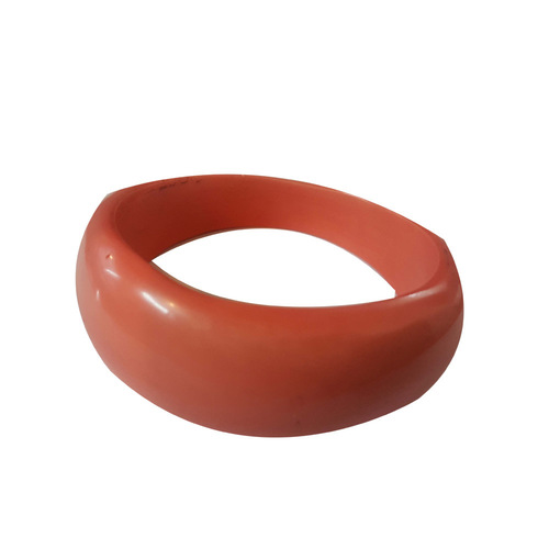 Orange Color Glass Bangle