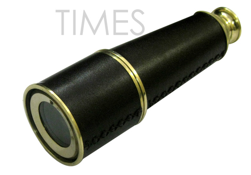 Antique Nautical Black Telescope