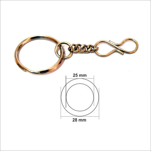 S Hook Key Ring