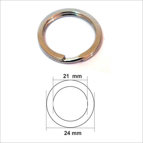 Stainless Steel Flat Key Ring