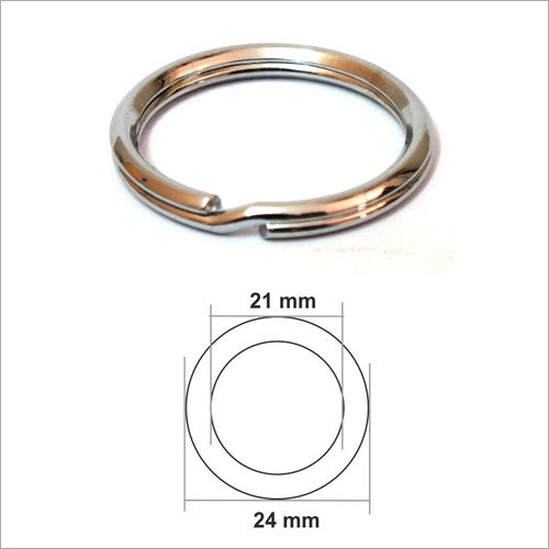 SS V Chain Key Ring