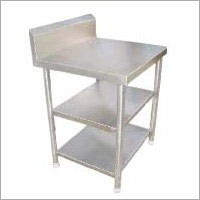 Work Table With Splash Back