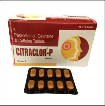 Paracetamol, Cetirizine & Caffeine Tablets General Drugs