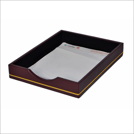 Leather Letter tray