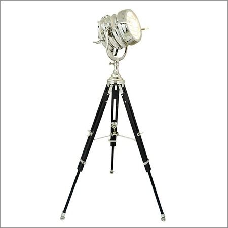 Beautiful Heavy Duty Tripod floor Lamp Vintage Ship Lamp Replica