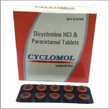 Dicyclomine Hcl & Paracetamol Tablets General Drugs