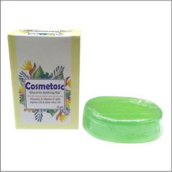 Glycerin Bathing Bar - Glycerin and Vitamin E, Moisturizes and Soothes Dry Skin, Helps with Minor Skin Irritations
