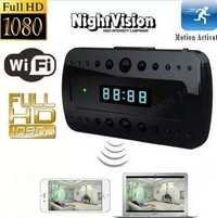 Spy 1080p Spy Camera Hidden Camcorder P2p Wifi Wireless Alarm Clock Camera Pixels: 5 Megapixel (mp )