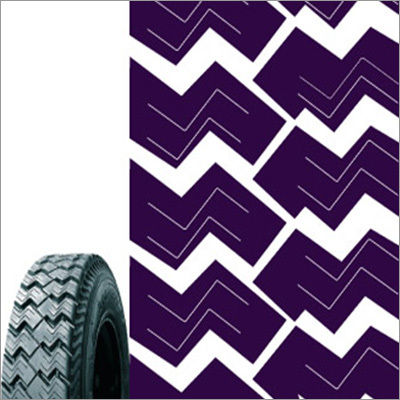 Black Road Lug Tyre Rubber