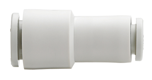 Straight Union - Tubing O.D. 6mm to 8mm, 100 kPa to 1 MPa | Compact, Lightweight, Easy Insertion and Removal