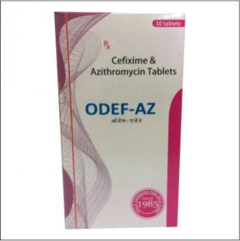 Cefixime & Azithromycin Tablets - Customized Packaging Options | Suitable for All Ages, General Drug Formulation, Easy-to-Swallow Tablets