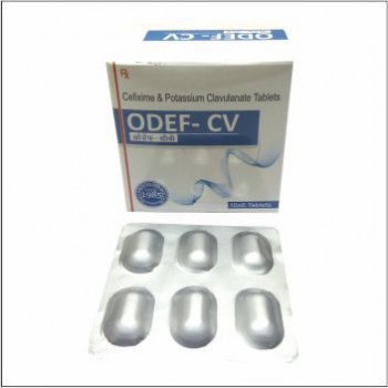 Cefixime & Potassium Clavulanate - General Tablets for Bacterial Infections, Suitable for All Ages, Effective Against Urinary Tract Infections, Otitis Media & More