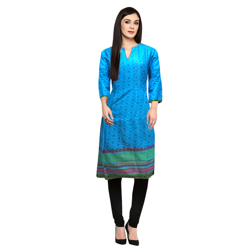 Printed Crepe Kurti Size: Xxl
