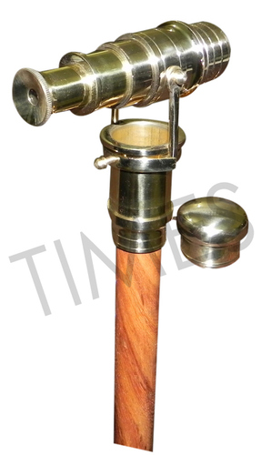Antique Spy Telescope Walking Stick