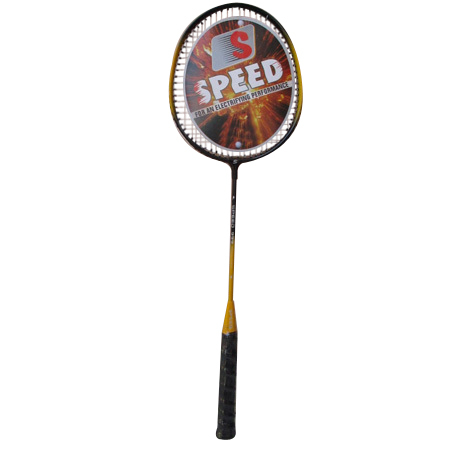 Steel Shaft Badminton Racket
