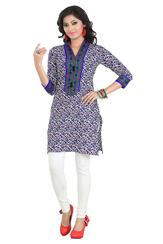 Short Printed Kurti Size: Small